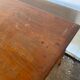 Solid oak desk with 2 drawers feet turned
