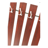 Large vintage coat rack / wall coat rack with mirror made in the 60s