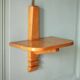 Wall wooden shelf, vintage wooden furniture, Art Deco wall shelf, interior decoration