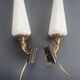 Pair of antique Art Deco wall sconces