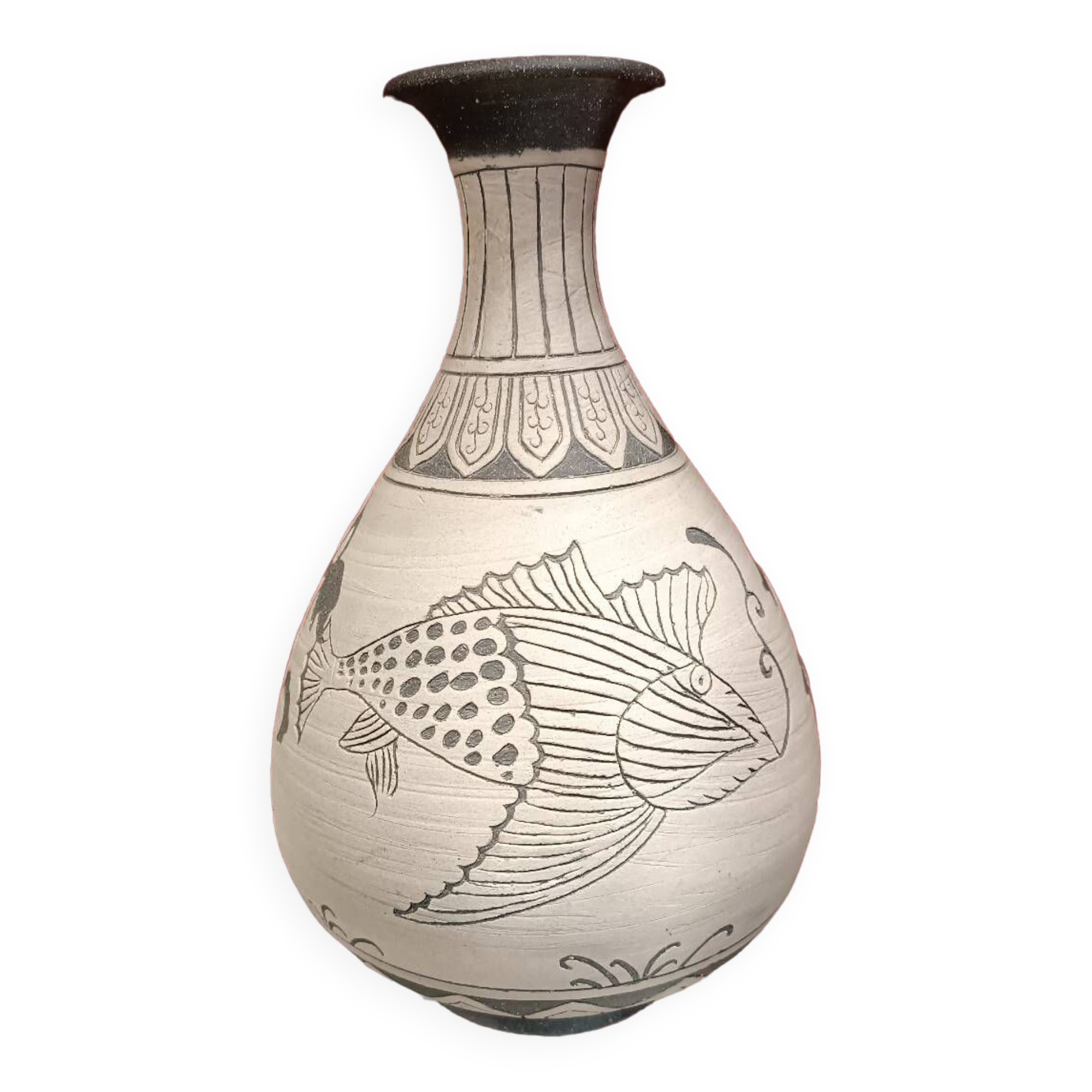 Vase antique , Corée, buncheong