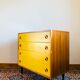 Mustard yellow dresser
