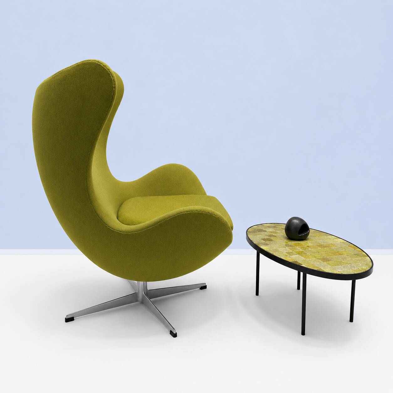 Egg chair, Arne Jacobsen original edition F. Hansen 1960