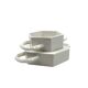 Sergio Asti, white ceramic centerpiece, Gabbianelli Italy ca. 1970