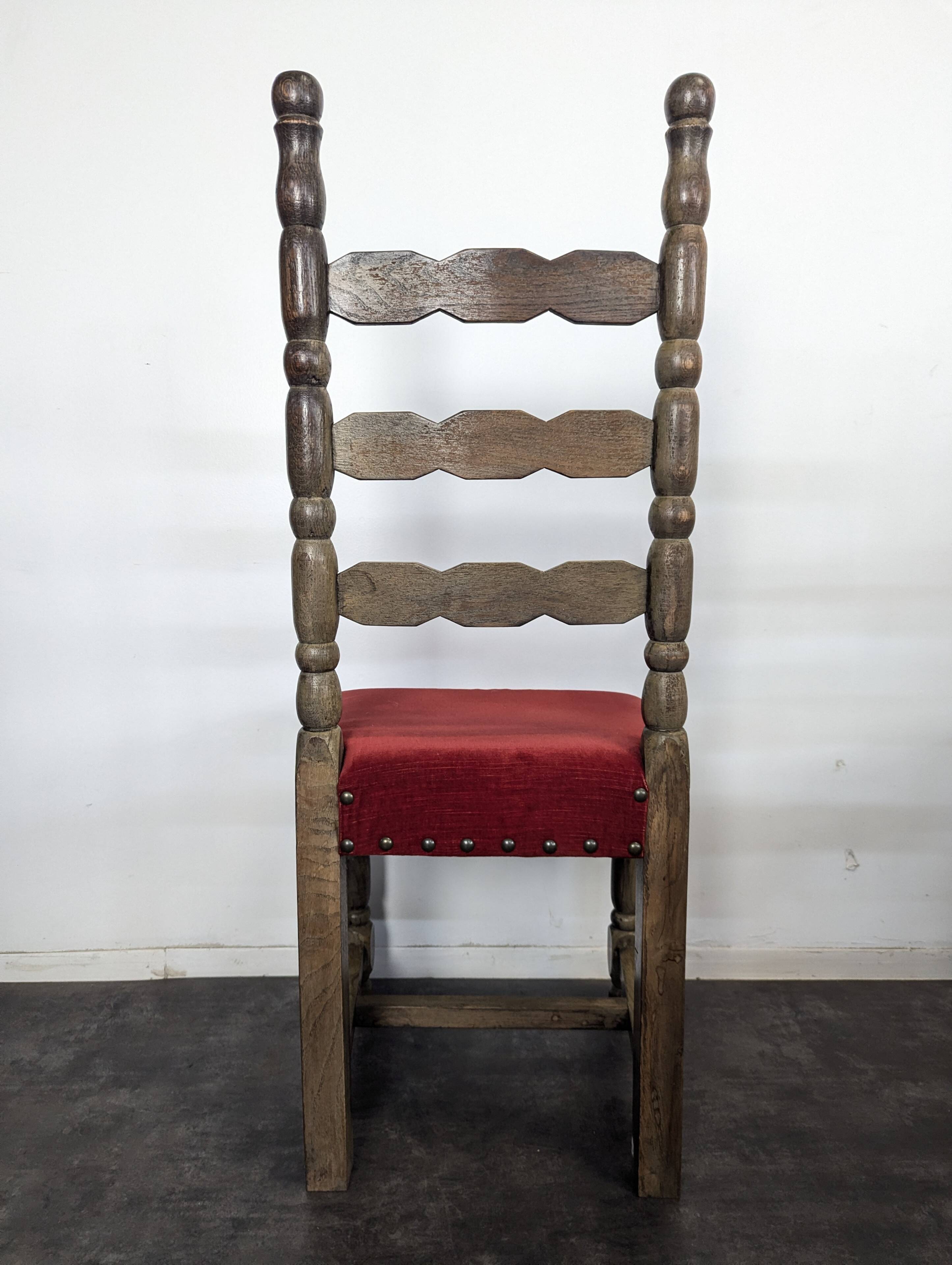 Série de 8 chaises espagnoles