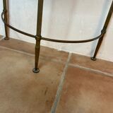 Fifth wheel end of sofa design marbled mirror top