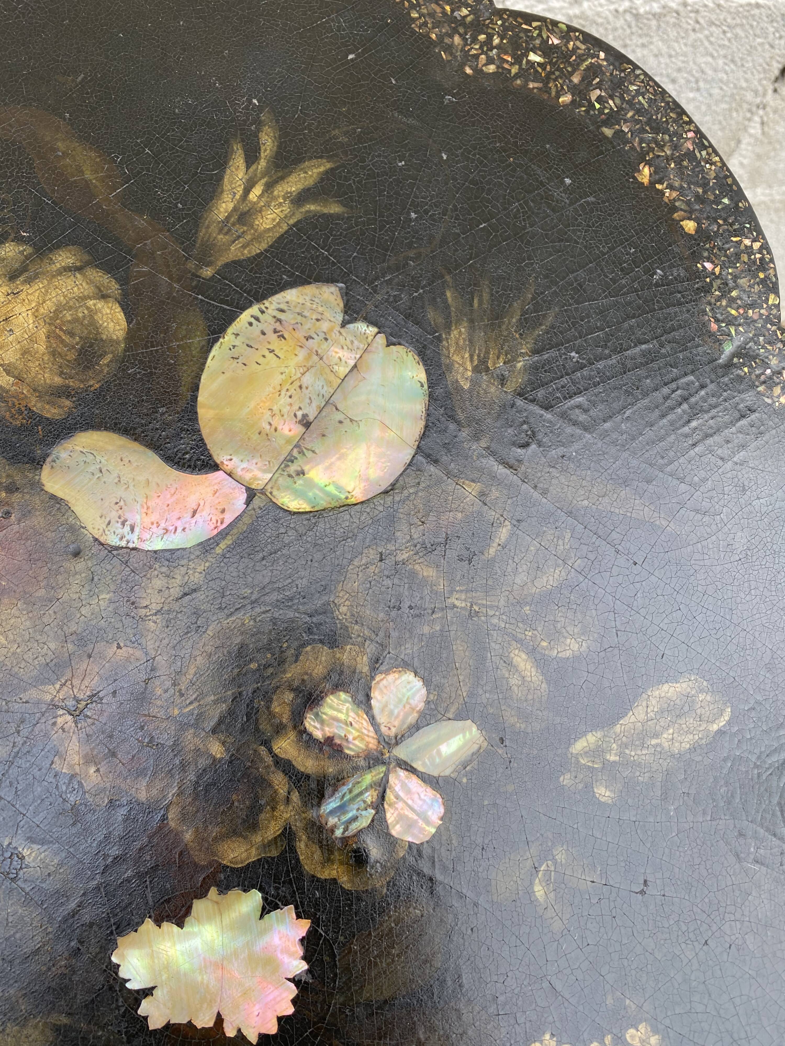 Table pedestal table 19th napoleon3