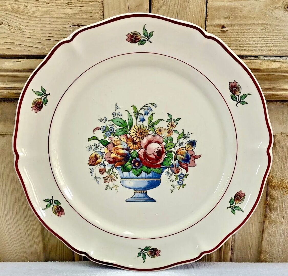 6 old flat plates model Floralia Villeroy & Boch