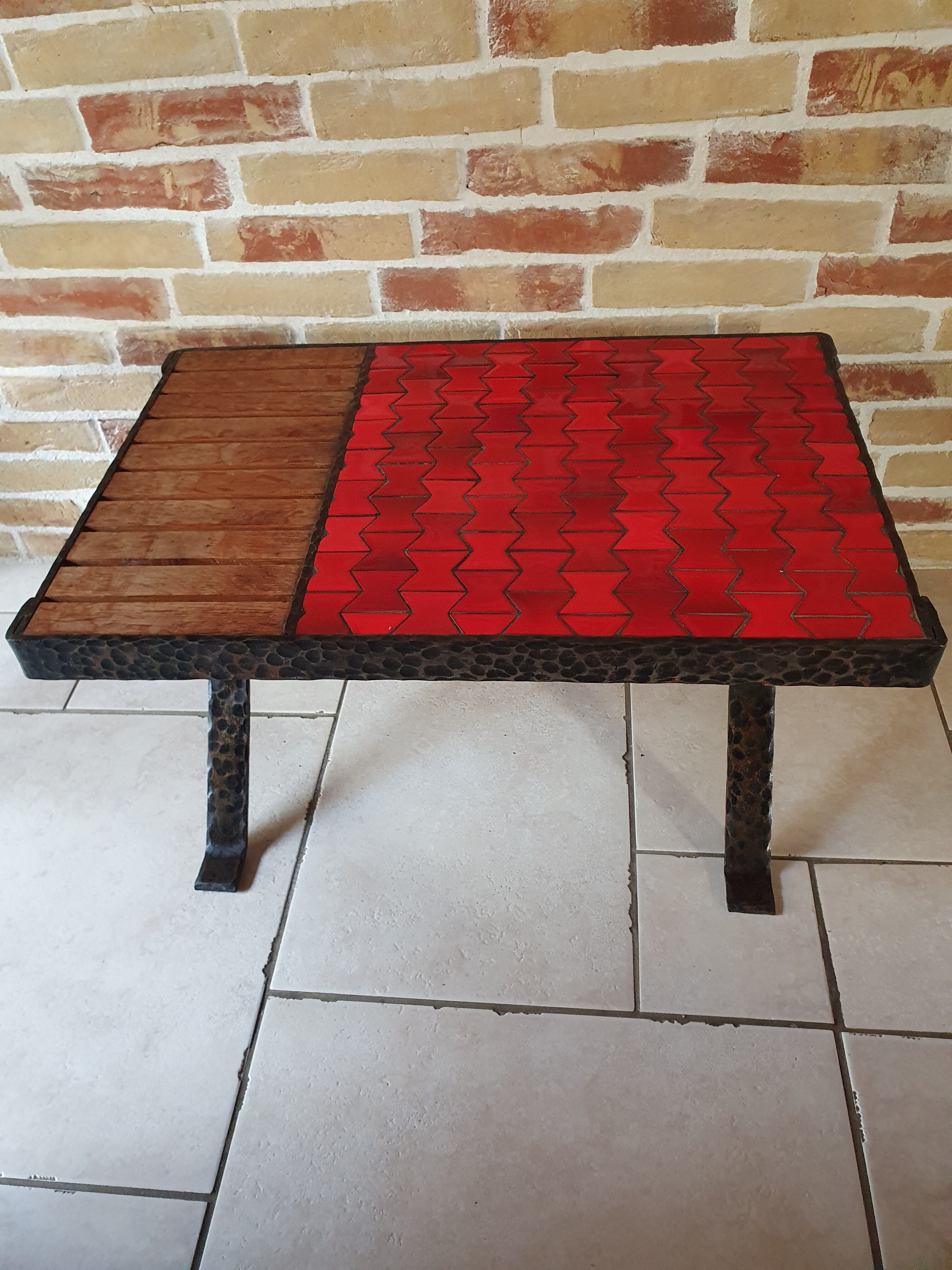 Vintage ceramic coffee table