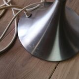 LUM vintage chrome mushroom design lamp