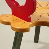 Very rare Museum Chair by Alessandro Mendini for Osvaldo Mastrangelo Italy