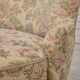 1970s, Danish easy side chair, original very good condition, floral furniture velour.