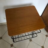 Vintage magazine rack table