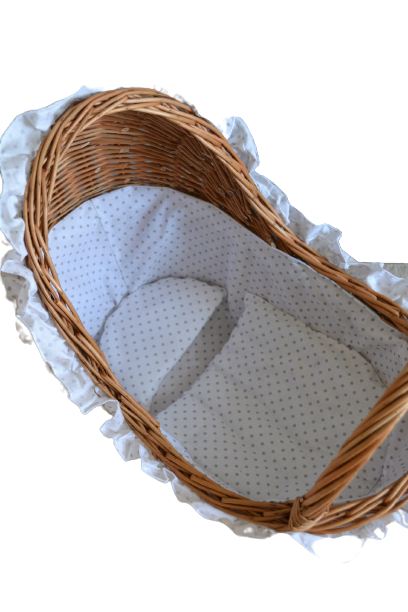 Wicker stroller and cradle