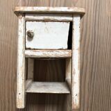 Antique wooden toy small bedside table