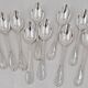 12 mocha spoons, coffee, silver-plated metal Ercuis Lauriers