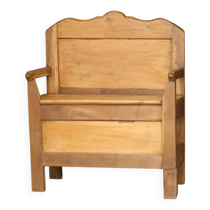 Adorable banc de sacristie - bois
