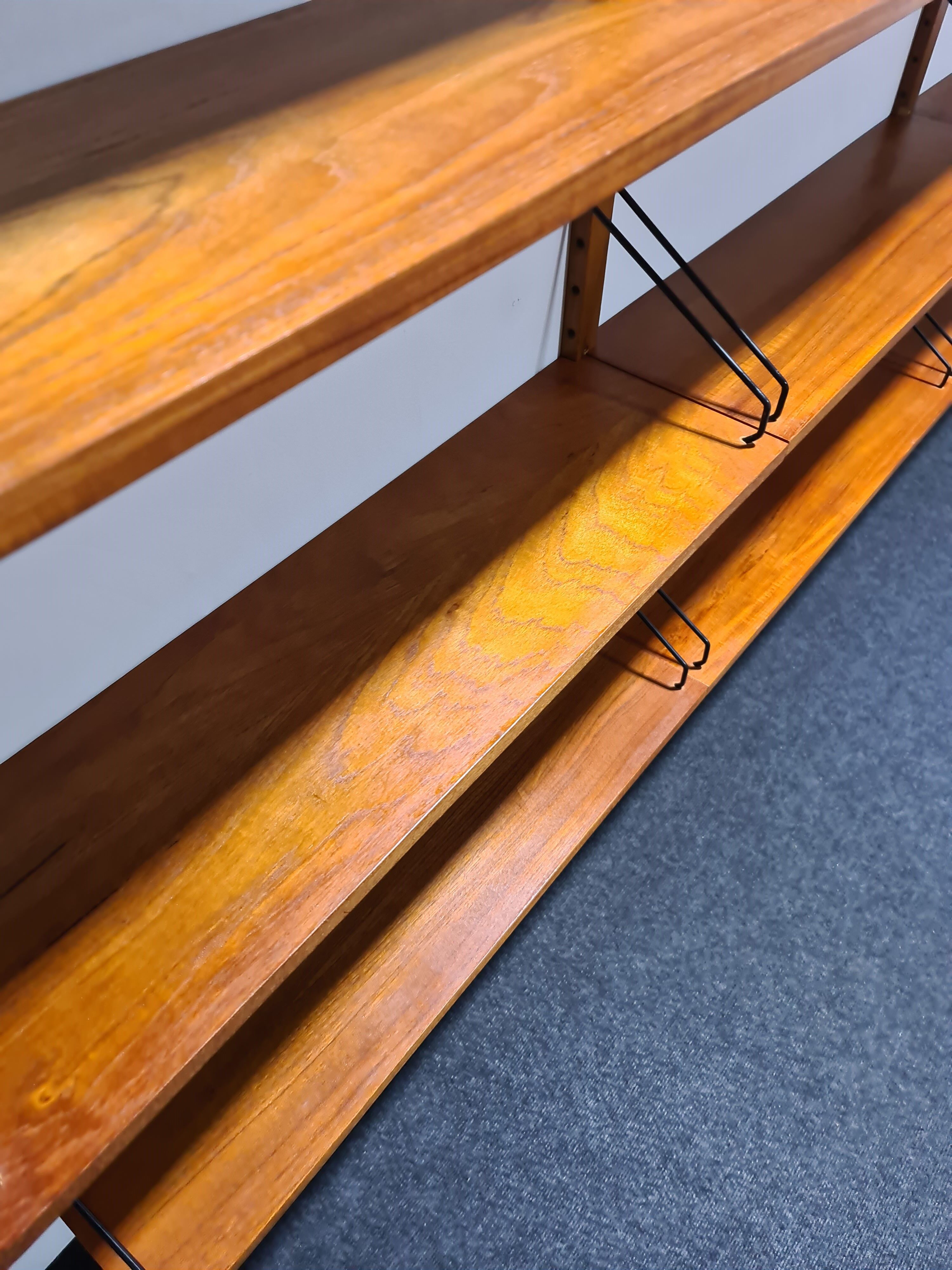 Vintage Xl Poul Cadovious teak book shelves