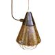 Industrial hanging lamp, heating, Narva Leuchen, Germany, 1970s.
