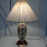 Lampe de chevet en porcelaine , vintage .