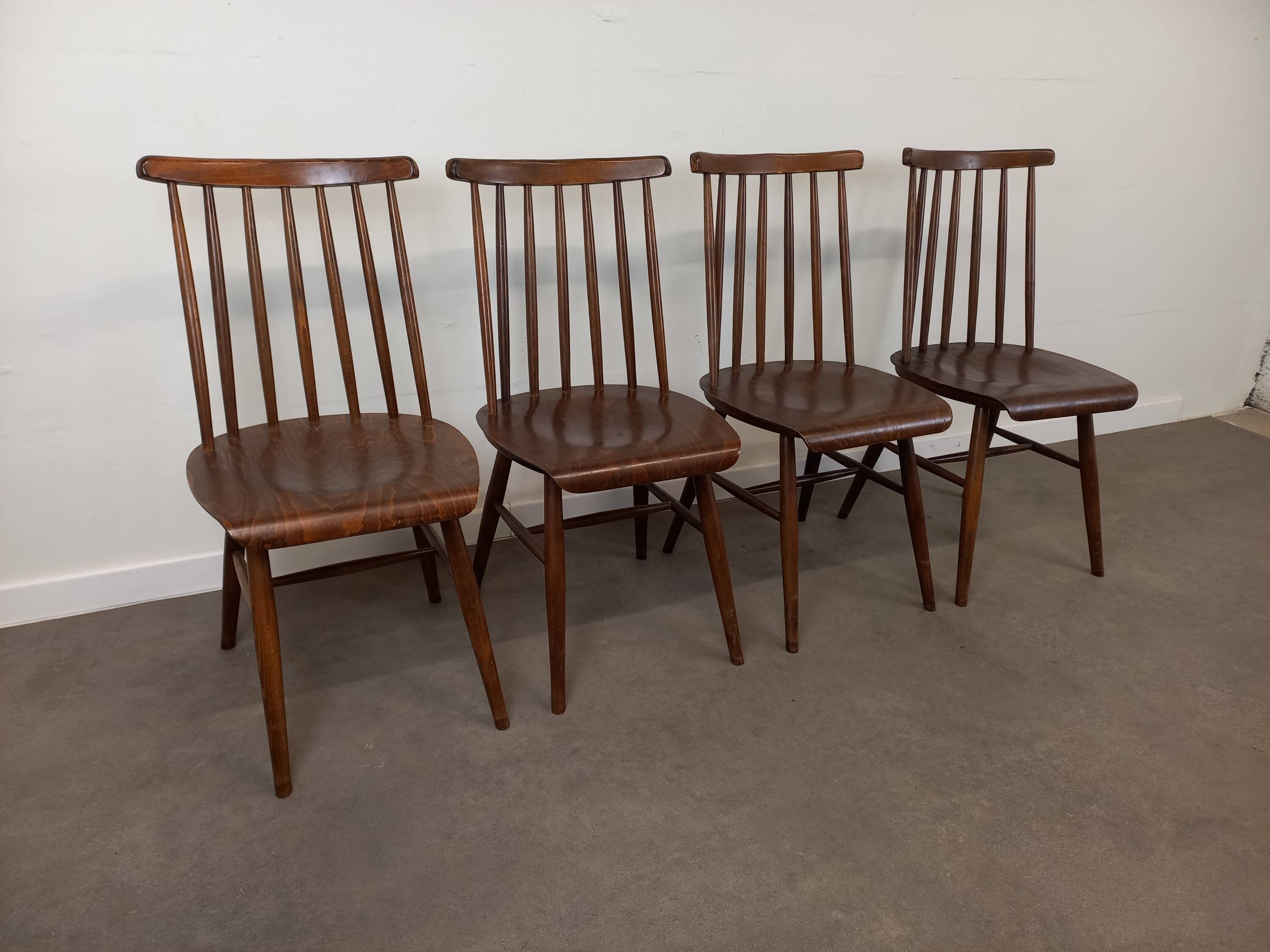 Scandinavian chairs set of 4