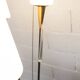 Floor lamp by René Mathieu for Maison Lunel 1950, brass and opaline.