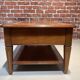 Table basse en bois et marbre