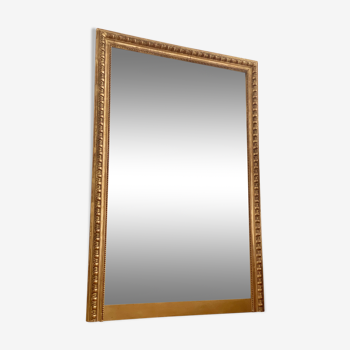 Miroir ancien louis philippe rectangulaire doré feuille d’or