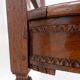 Banc de style néoclassique sculpté de lyres sur le dossier - 20e siècle