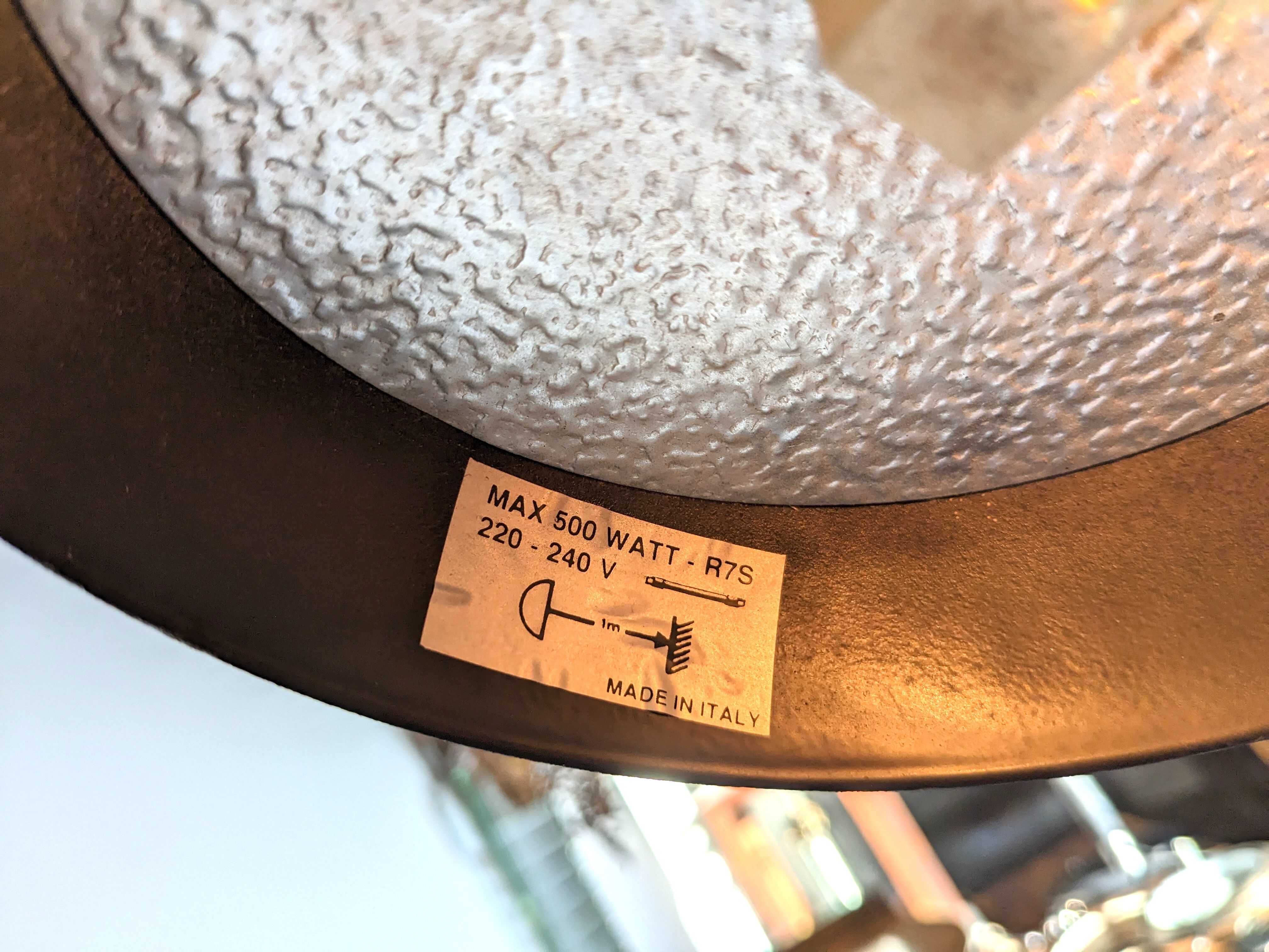 Vintage halogen floor lamp by Relux Milano