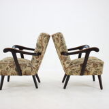 1940s pair of armchairs, czechoslovakia
