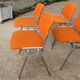 4 chaises DSC 106 Giancarlo Piretti Castelli