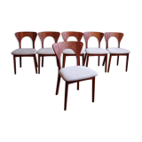 Peter Dining Chairs by Niels Koefoed for Koefoed Hornslet, 1950s, Set of 6