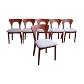 Peter Dining Chairs by Niels Koefoed for Koefoed Hornslet, 1950s, Set of 6