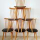 6 chaises Sonate 842 de Baumann, 1960