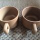 Duo of sandstone cups