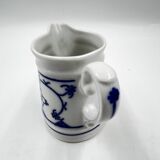 Set of 4 winterling cups, milk jug and sugar bowl