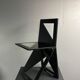 Dutch post modern foldable side chair, Eindhoven Design Academy, 1980s