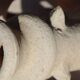 Raw wabi-sabi tamegroute sculpture vase