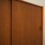 Teak highboard, Danish design, 1960s, manufactured in Denmark