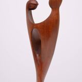 Teak Sculpture by Simon Randers 1960s Denmark
