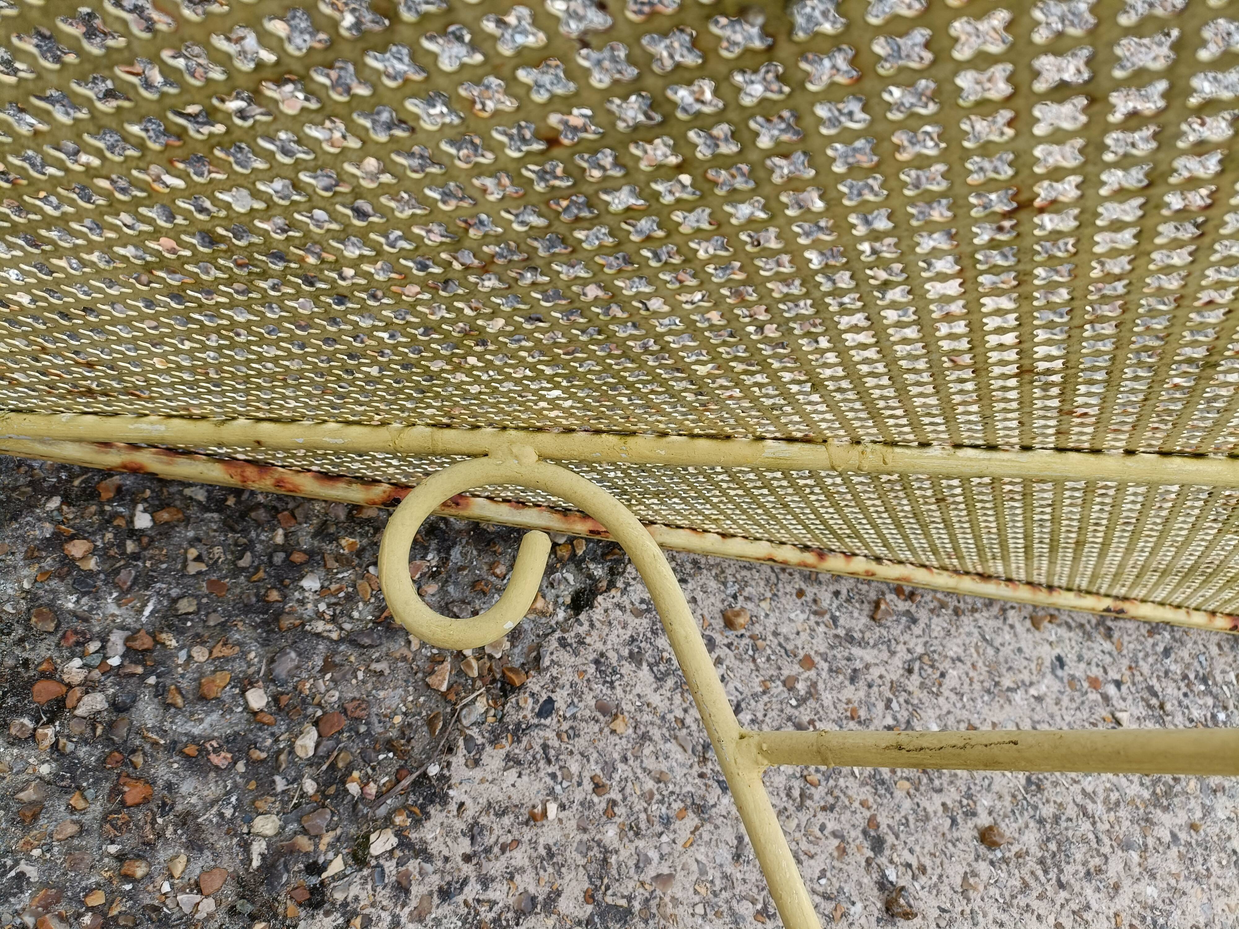Wrought iron garden table full old garden furniture