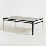 Steel and ceramic coffee table, Set of 2 (MK10681)