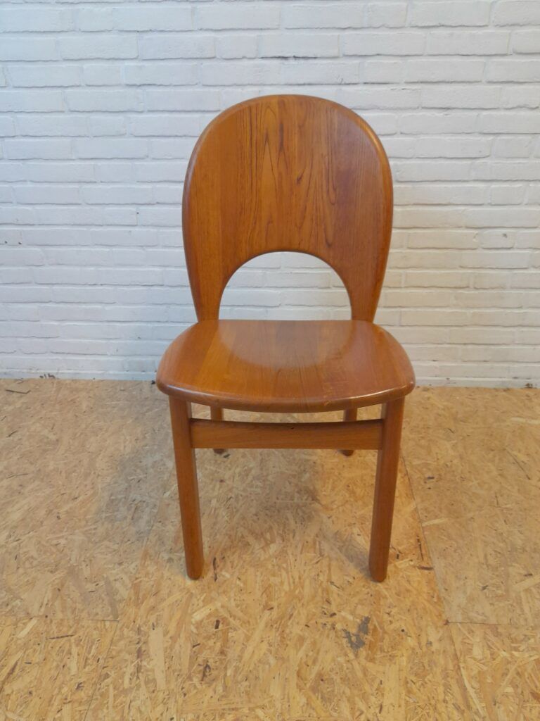 Spoon back dining chairs Glostrup, set of 4