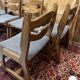 6 Vintage Brutalist Dining Chairs, 1970