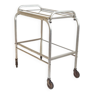 Art Deco dlg Jacques Adnet "trolley" service with removable tray