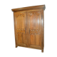 Moulded oak cabinet