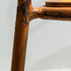 Série de six chaises bistrot métalliques 1950’