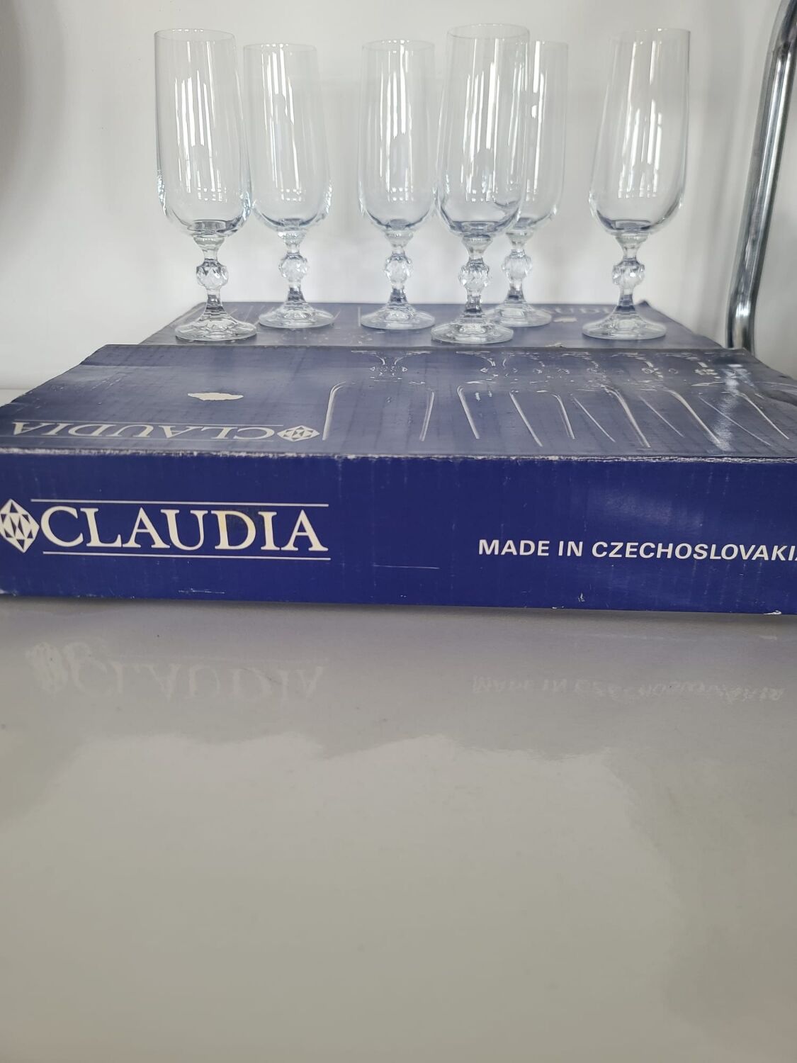 Lot de 6 flûtes à champagne