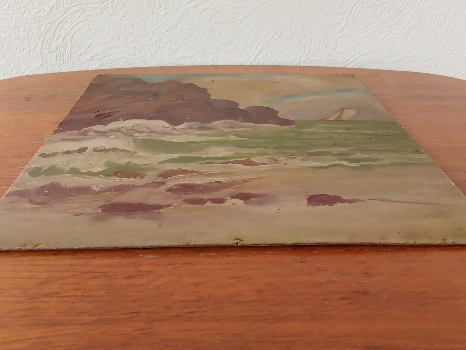 Sea landscape painting 1950